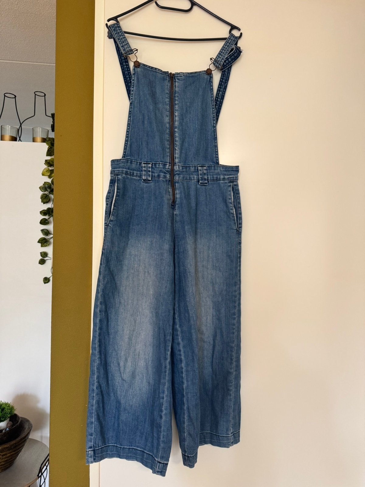 Dames jeans tuinbroek maat L camaieu, Ophalen of Verzenden, Zo goed als nieuw, Maat 42/44 (L), Blauw