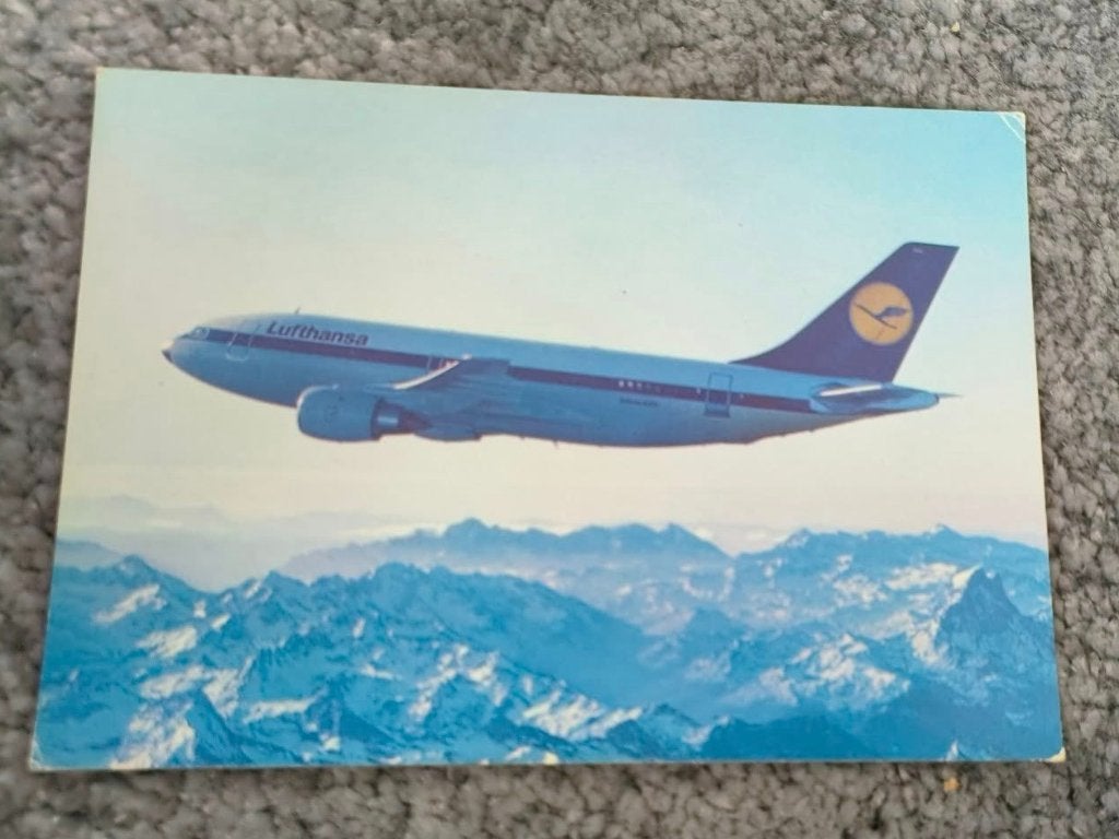 Kaart Airbus A310 (42), Ophalen of Verzenden, 1980 tot heden, Ongelopen, Voertuig