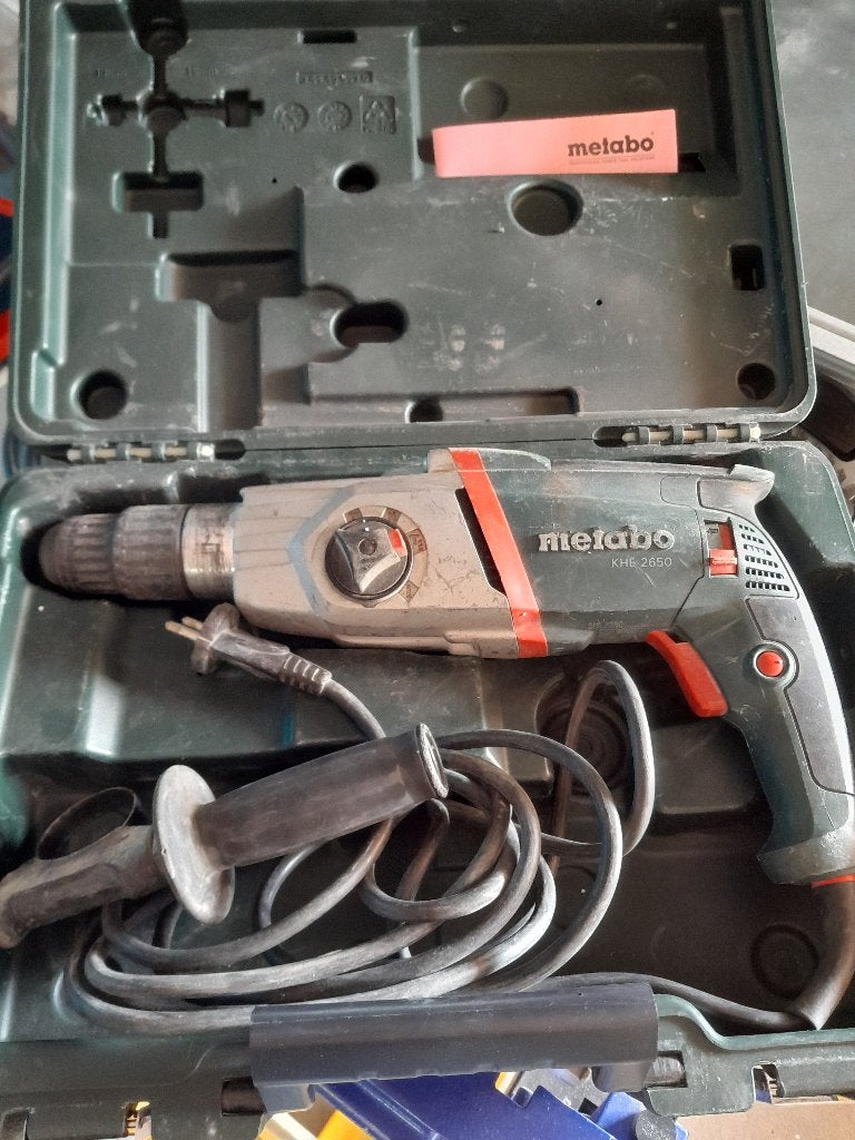 Metabo sds boormachine KHE 2650, Boormachine, Ophalen of Verzenden, Variabele snelheid, Gebruikt