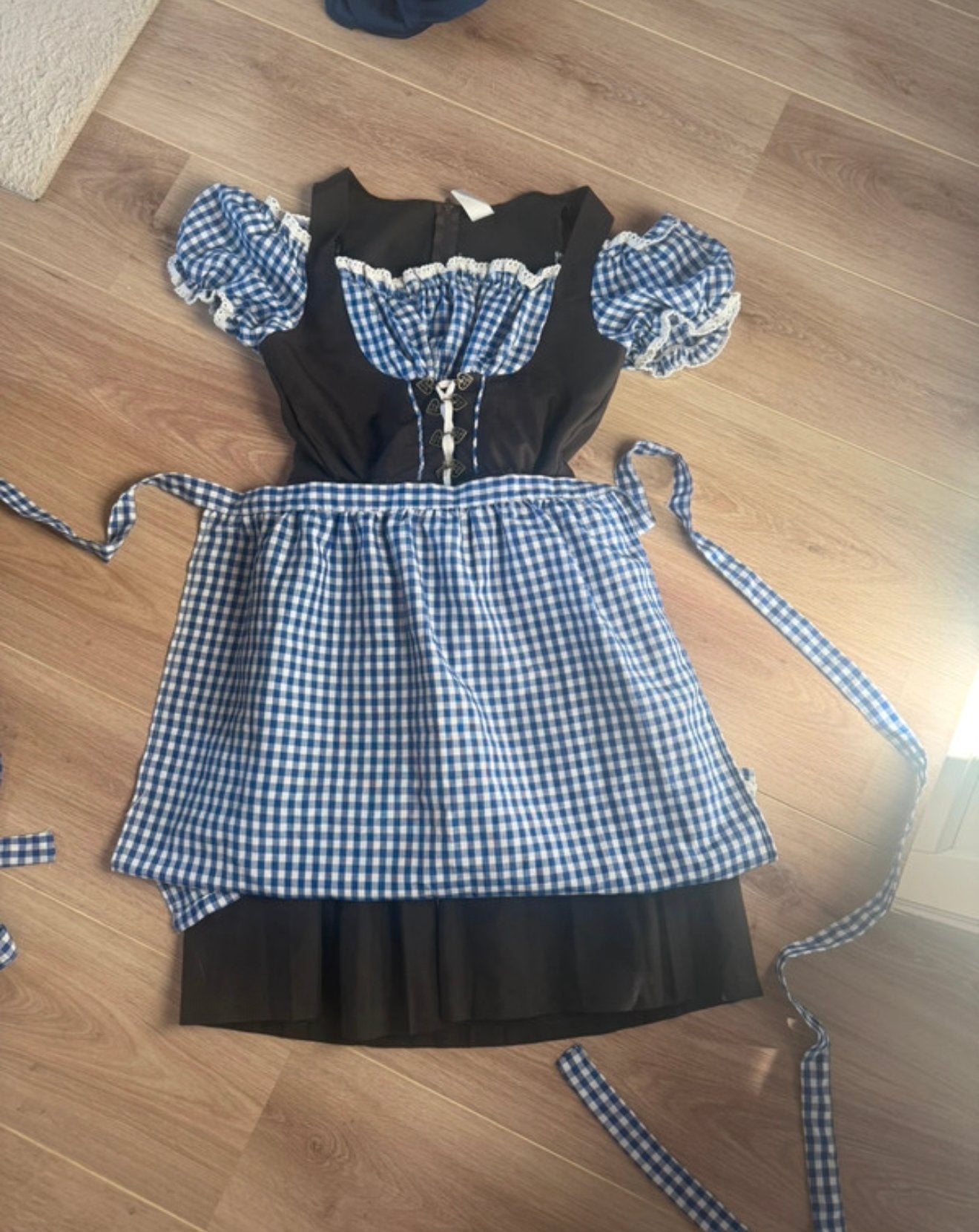 Dirndl jurk in maat L, Maat 42/44 (L), Ophalen of Verzenden, Overige thema's, Kleding