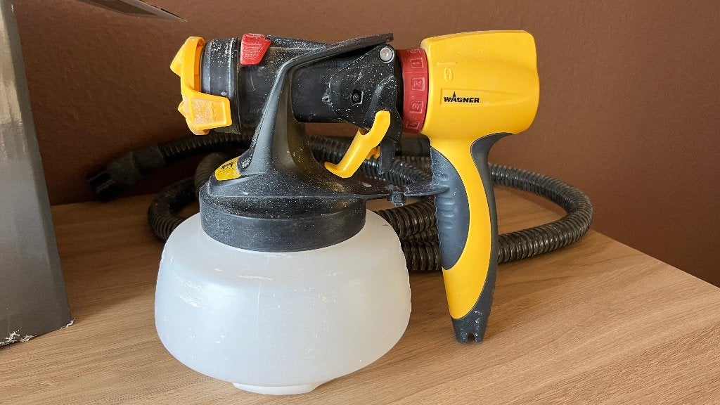 Wagner W690 flexio complete set, Ophalen, Zo goed als nieuw, Verfspuit of Verfpomp