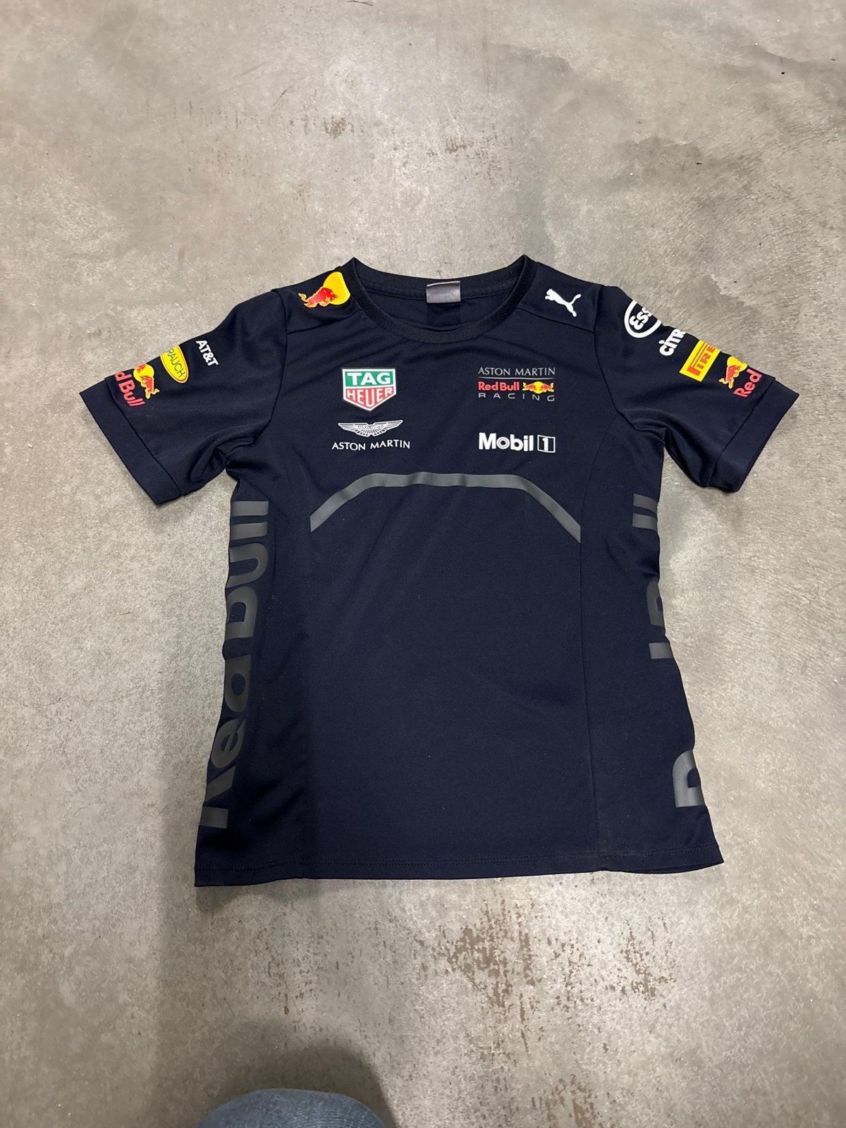 Max Verstappen Red Bull Racing T-shirt - Maat S/P (7-8 jaar), Ophalen of Verzenden, Gebruikt, Jongen of Meisje