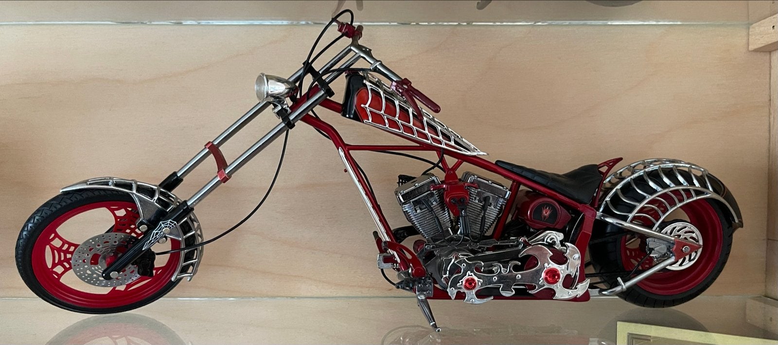 OCC Black Widow Chopper model 1:10 - JoyRide, Ophalen of Verzenden, Zo goed als nieuw, Overige typen