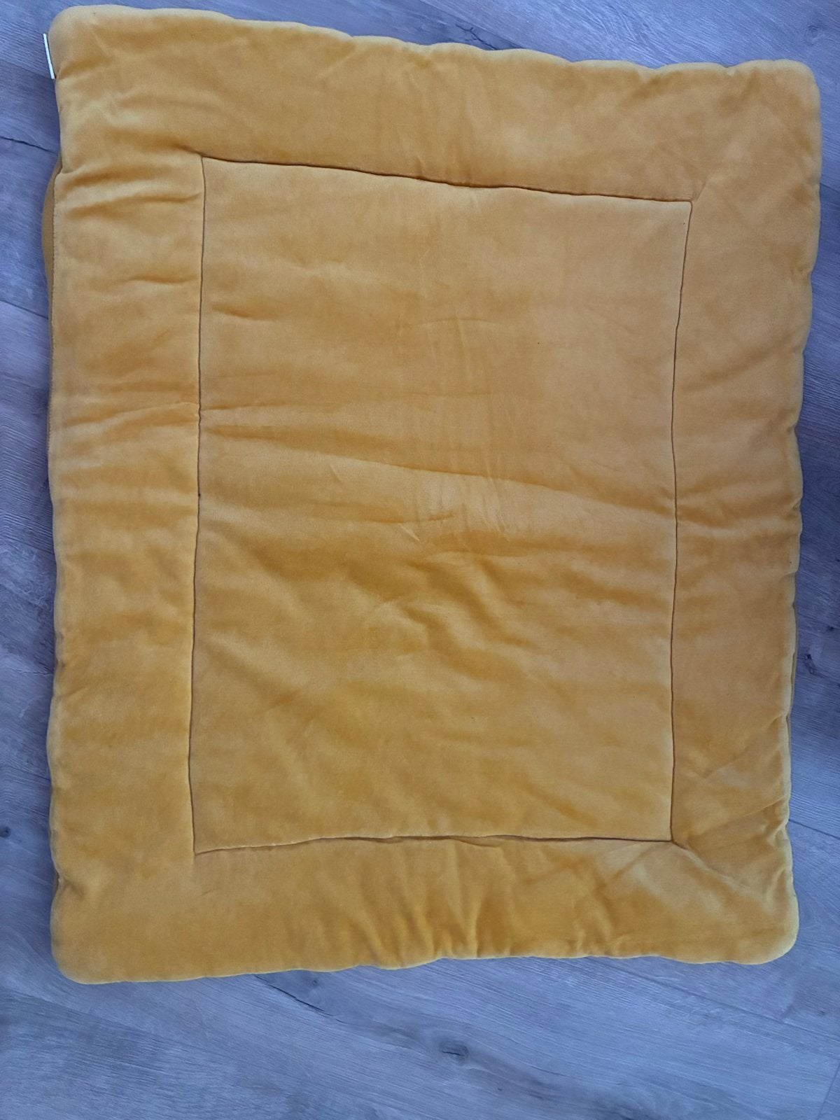 Okergeel boxkleed, Ophalen, Gebruikt, Rechthoekig, Boxkleed