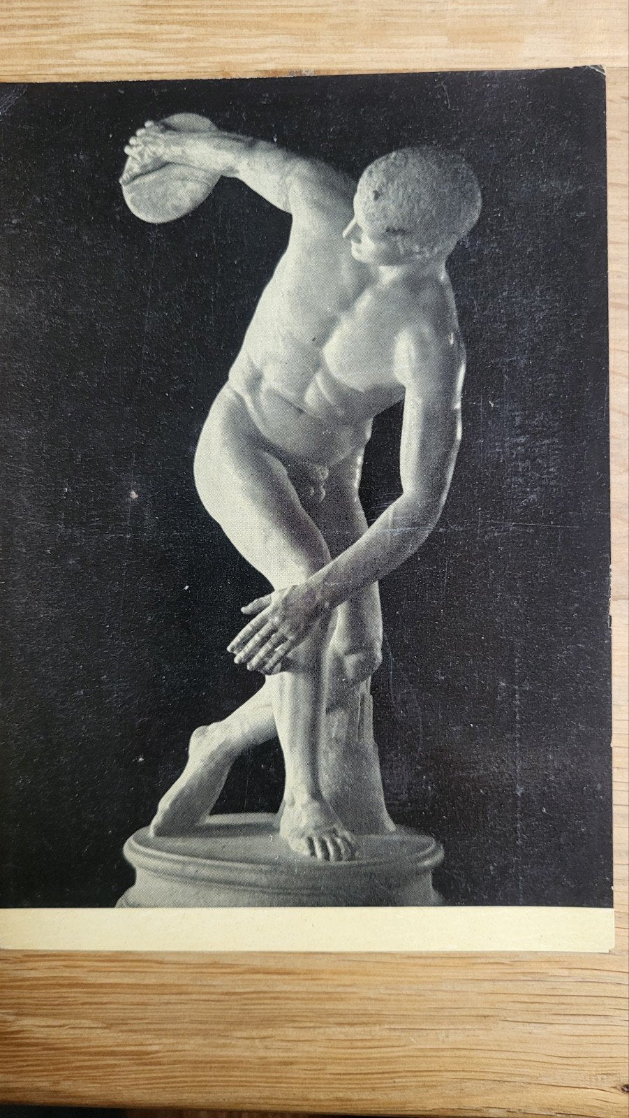 Ansichtkaart Discobolus van Myron - G.C. Sansoni Firenze, Ophalen of Verzenden, Voor 1920, Gelopen, Sport en Spel