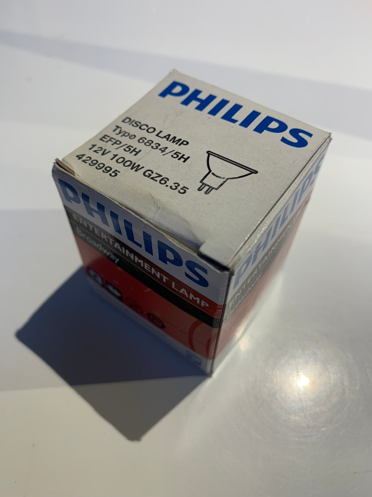 Philips Disco Lamp 6834/5H 12V 100W GZ6.35 429995 NIEUW, Ophalen of Verzenden, Nieuw, 60 watt of meer
