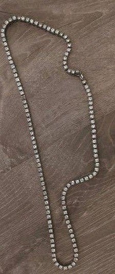 Bling Bling Hip Hop diamanten herenketting, Met kristal, Overige materialen, Ophalen of Verzenden, Zo goed als nieuw