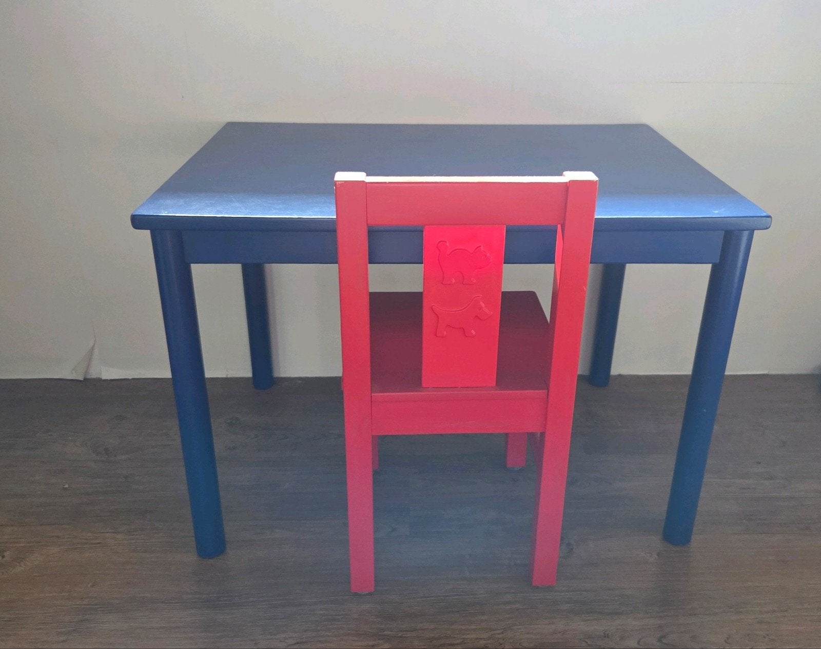 tafeltje met stoel voor kind, Ophalen, Gebruikt