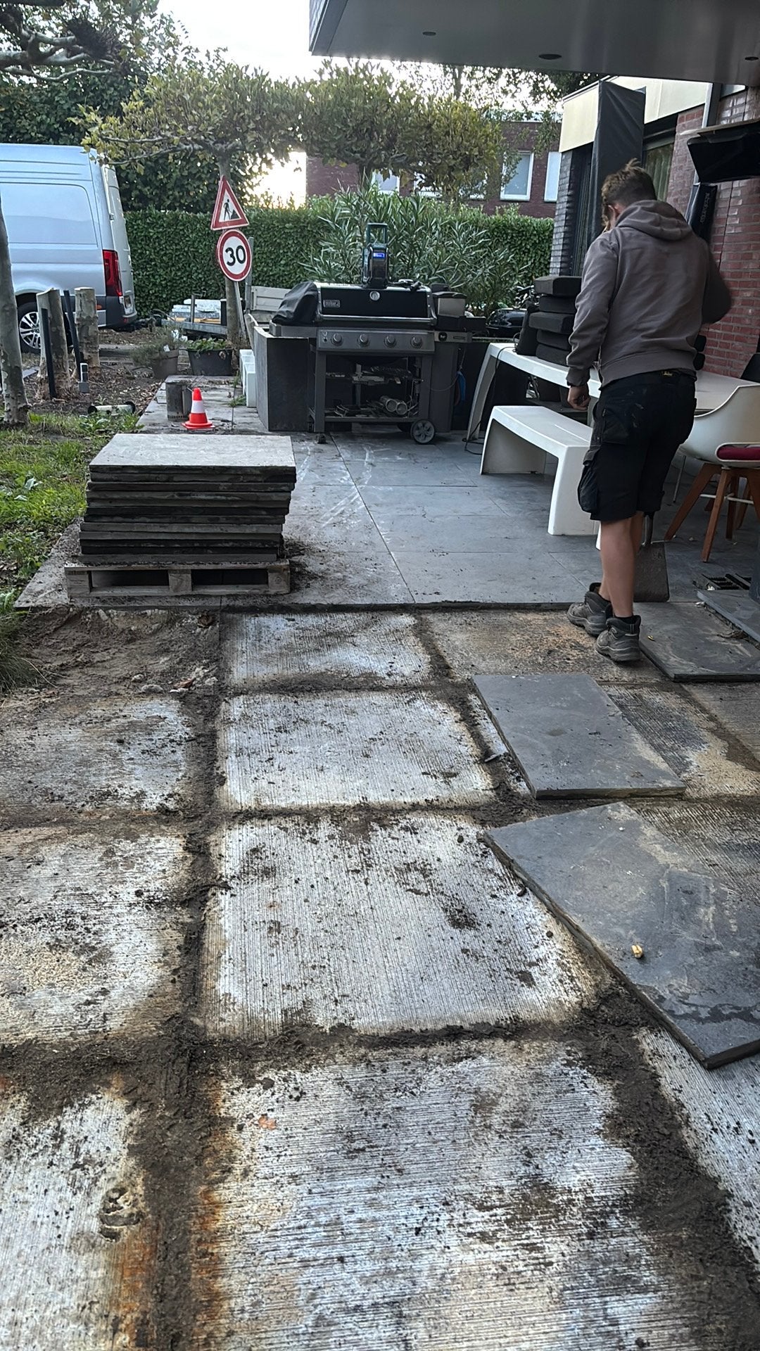 Chinees hardsteen 80x80 gratis 30m2, Ophalen of Verzenden