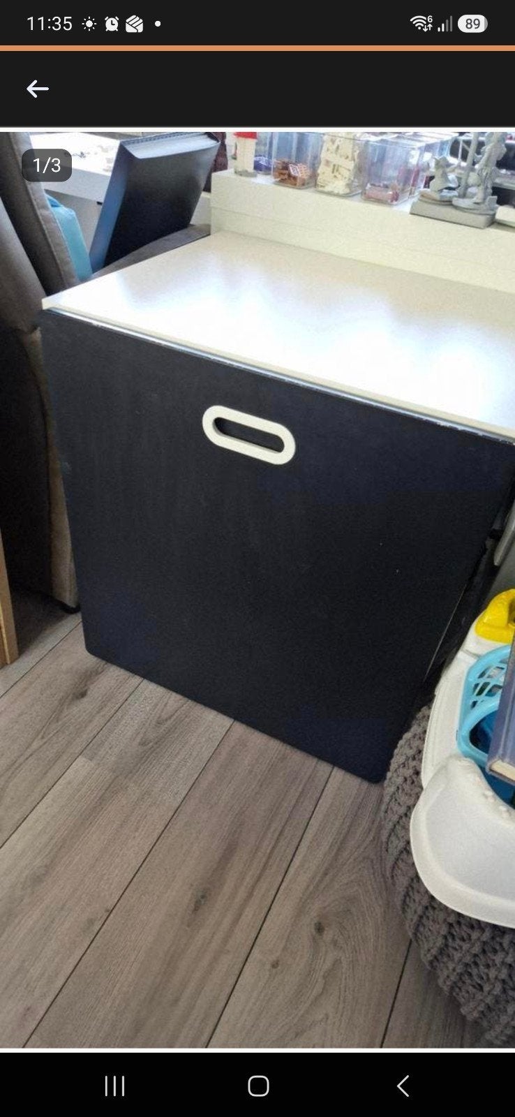 Ikea Ladekast met krijtbord (eventueel 2 beschikbaar), Ophalen, Gebruikt, 50 tot 100 cm, 3 of 4 laden