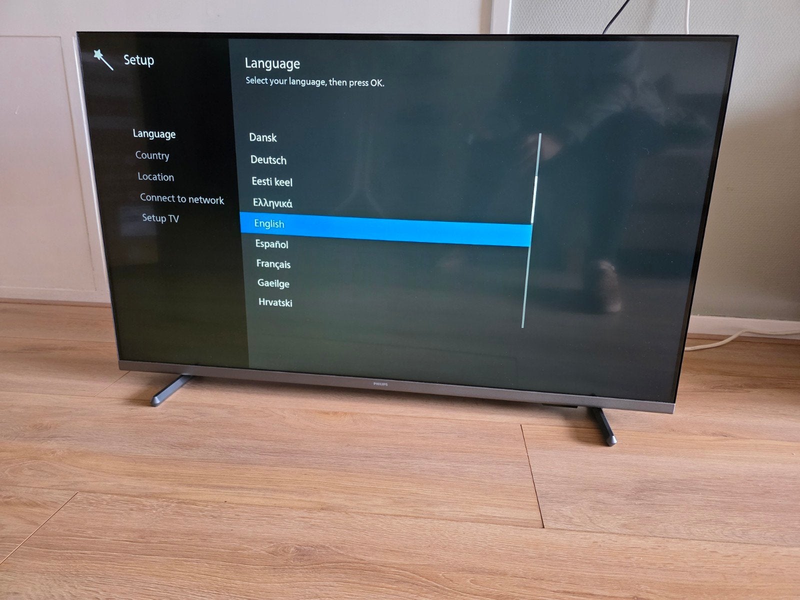 philips 7600er 43inch televisie