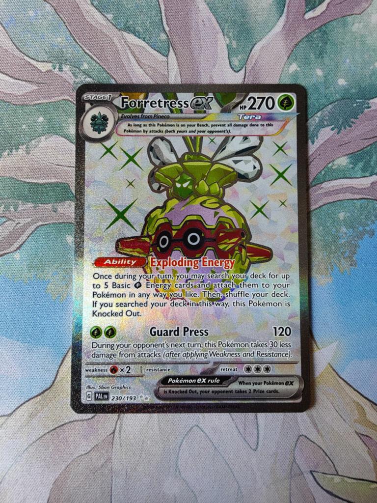 Pokemon paldea evolved forretress ex full art 230/193, Ophalen of Verzenden, Nieuw, Losse kaart, Foil