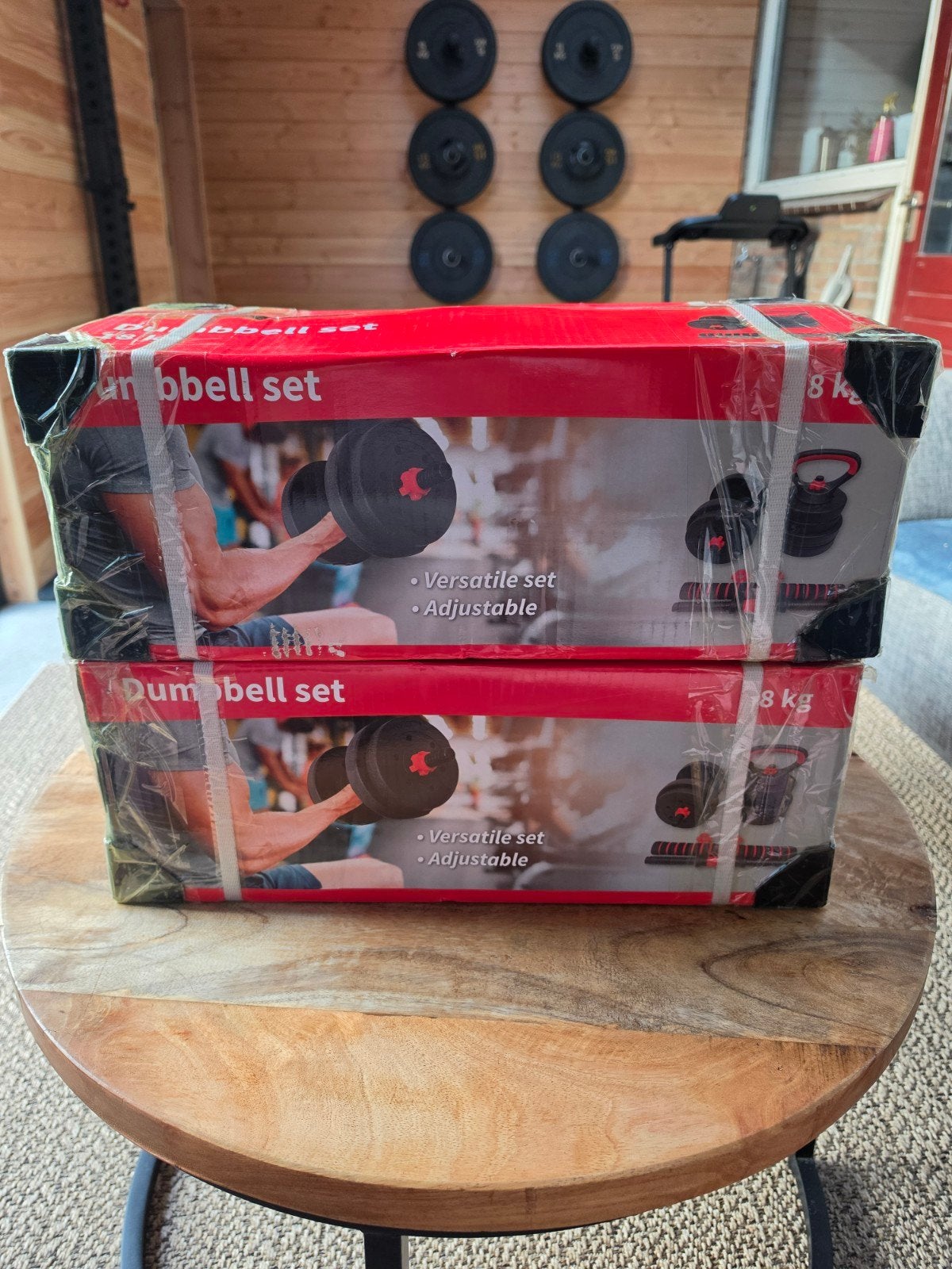 2x Dumbbellset 36 kg | Halter & Kettlebell, Ophalen, Nieuw, Benen, Halterset