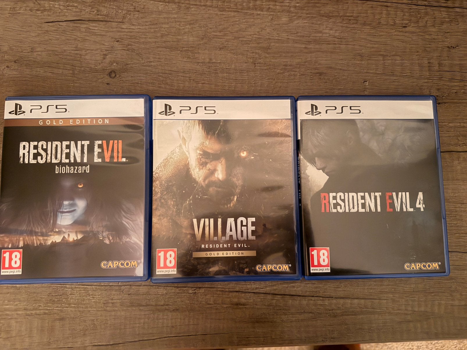 Ps5 resident evil games 3x zgan, Spelcomputers en Games, Ophalen of Verzenden, Zo goed als nieuw