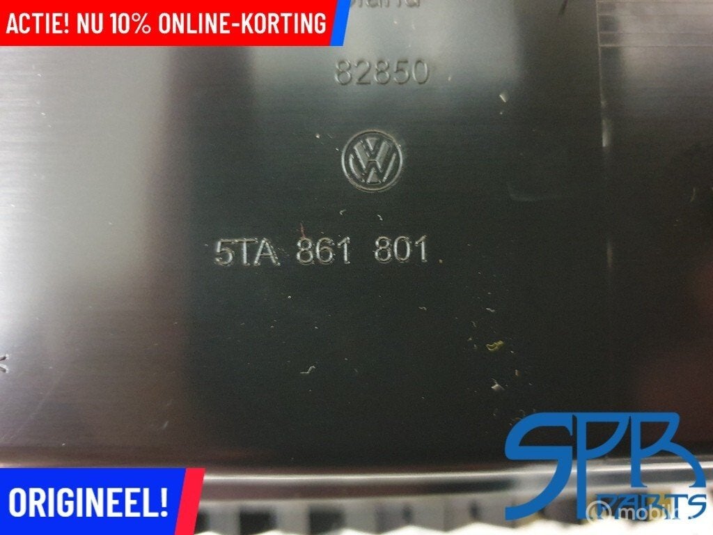 TOURAN 5T 5TA SCHUIFLADE OPBERGVAK Middenconsole 5TA861801, Auto-onderdelen, Interieur en Bekleding, Volkswagen, Nieuw, Ophalen of Verzenden