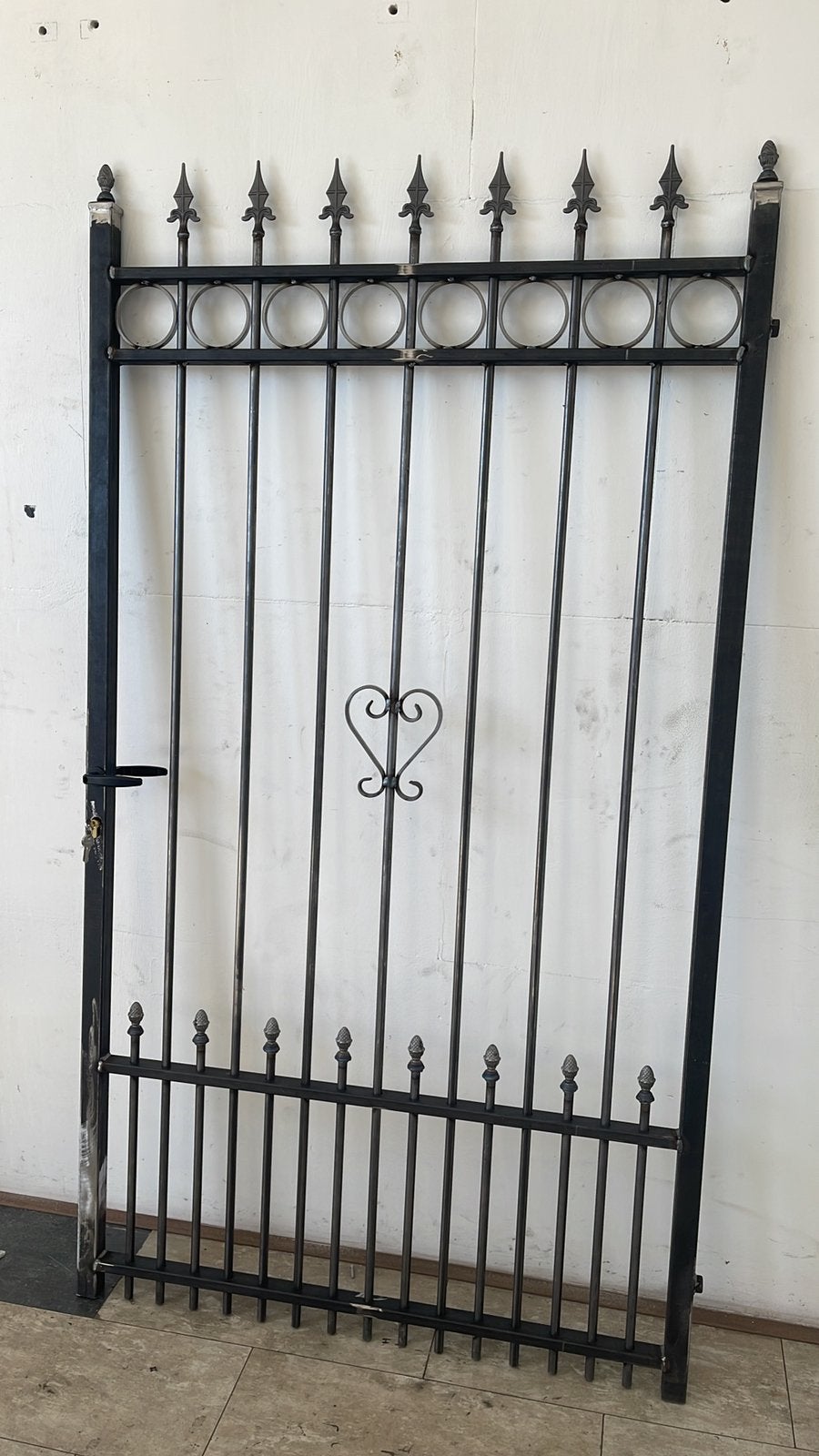 Tuinpoort staal  1.40 breed 1.80 hoog op maat, 100 tot 150 cm, Nieuw, Ophalen of Verzenden, Looppoort