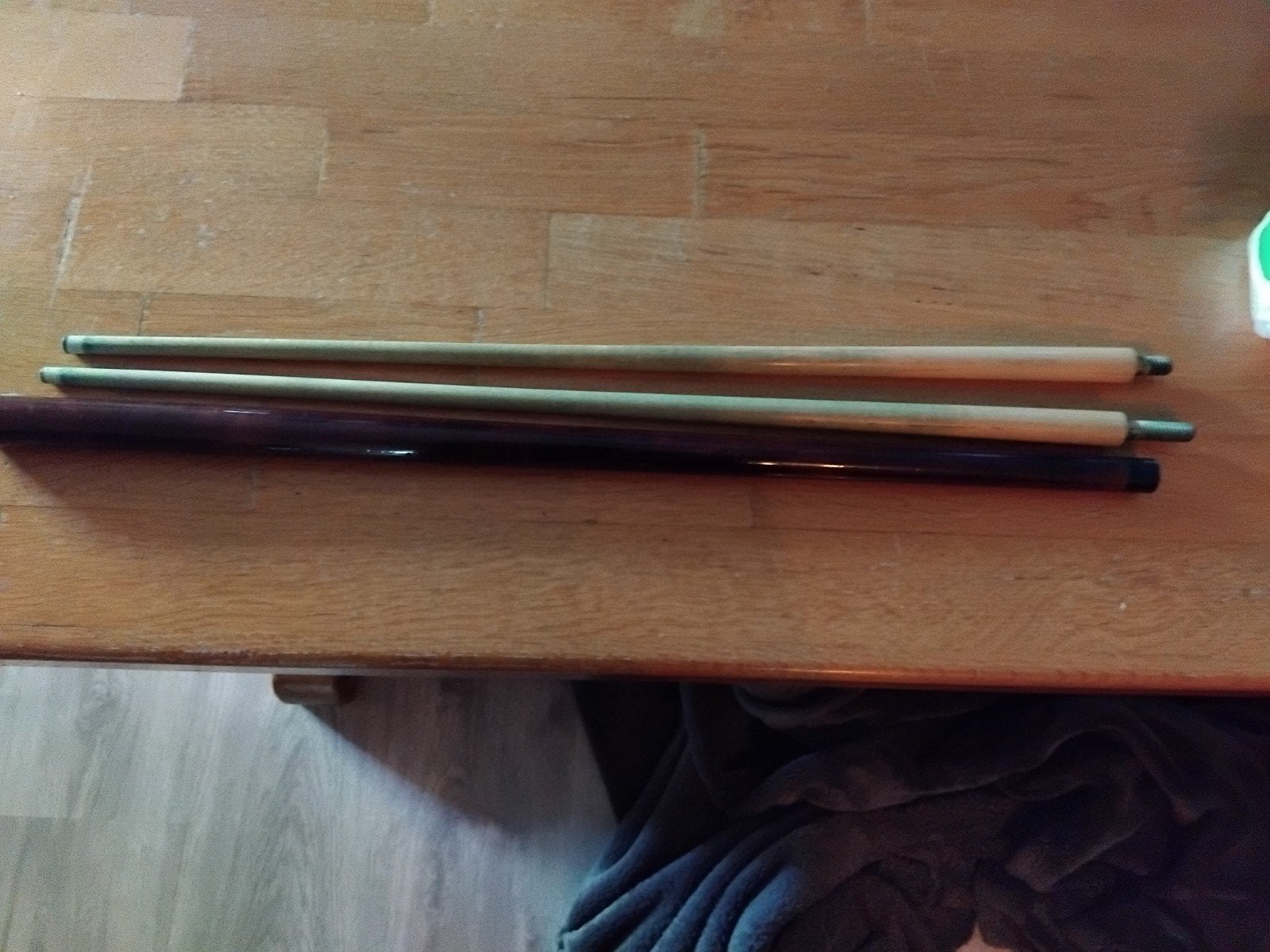 Biljartkeu met 2 toppen (8mm & 11mm) - Gebruikt, Ophalen, Gebruikt, Keu of Ballen