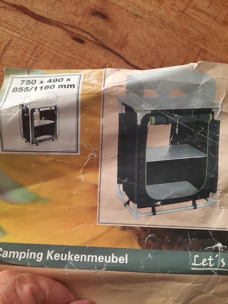 Camping keukenmeubel in hoes, Ophalen
