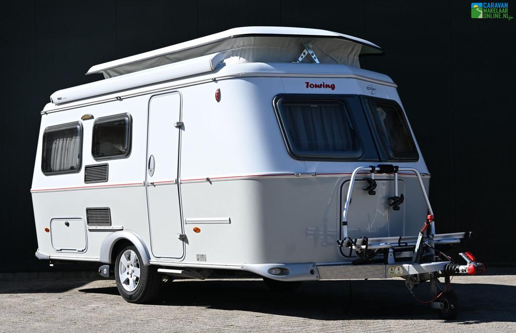 Eriba Touring Troll 530 FY Mover Luifel Fietsdrager TOPSTAAT, Caravans en Kamperen, Caravans, Standaardzit, Bedrijf, 4 tot 5 meter