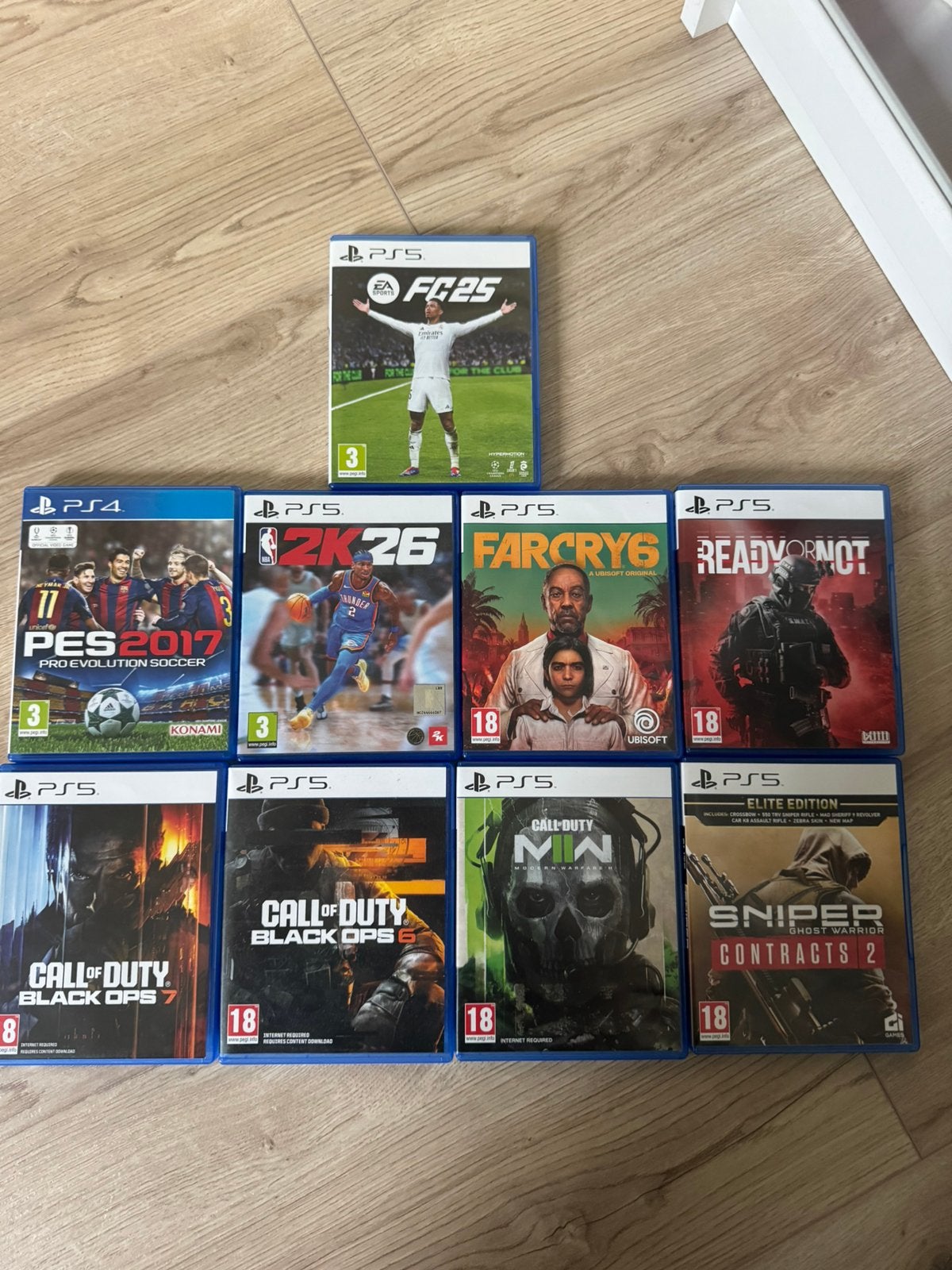 Ps5 games 9 stuks, Ophalen of Verzenden, Zo goed als nieuw