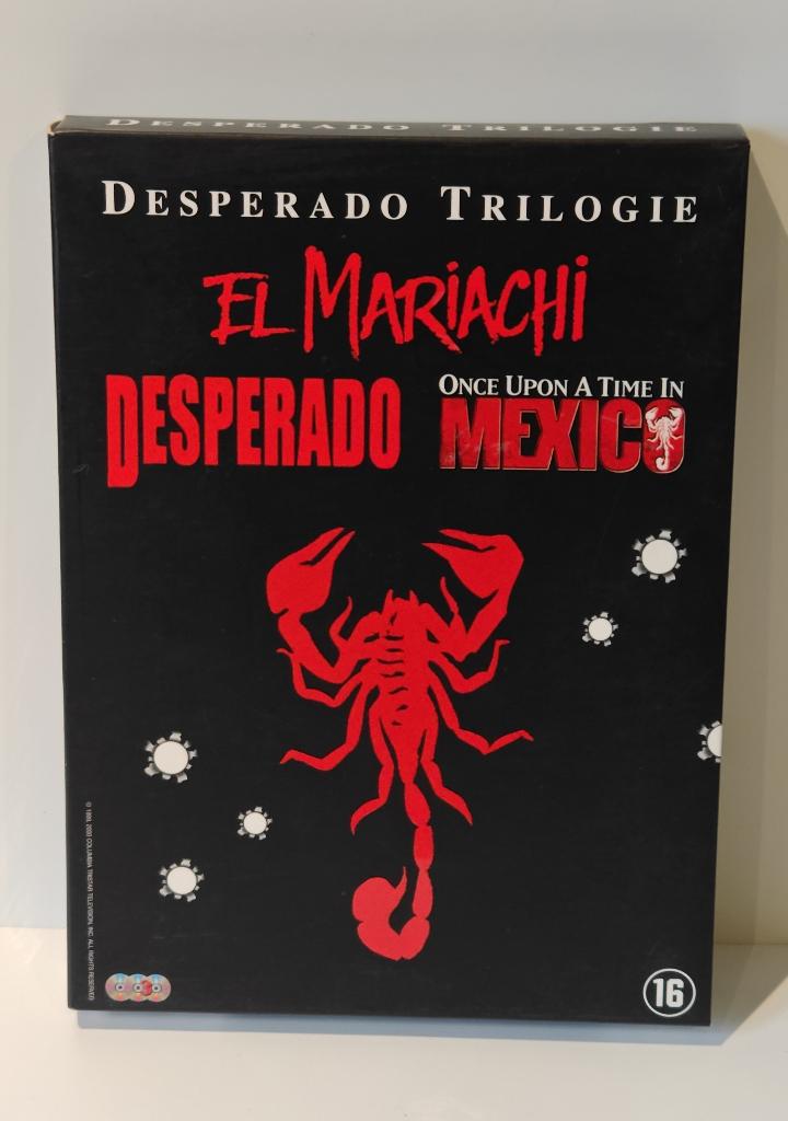 Desperado Trilogie DVD Box Rodriguez Tarantino Depp Mariachi, Alle leeftijden, Ophalen of Verzenden, Zo goed als nieuw, Actie