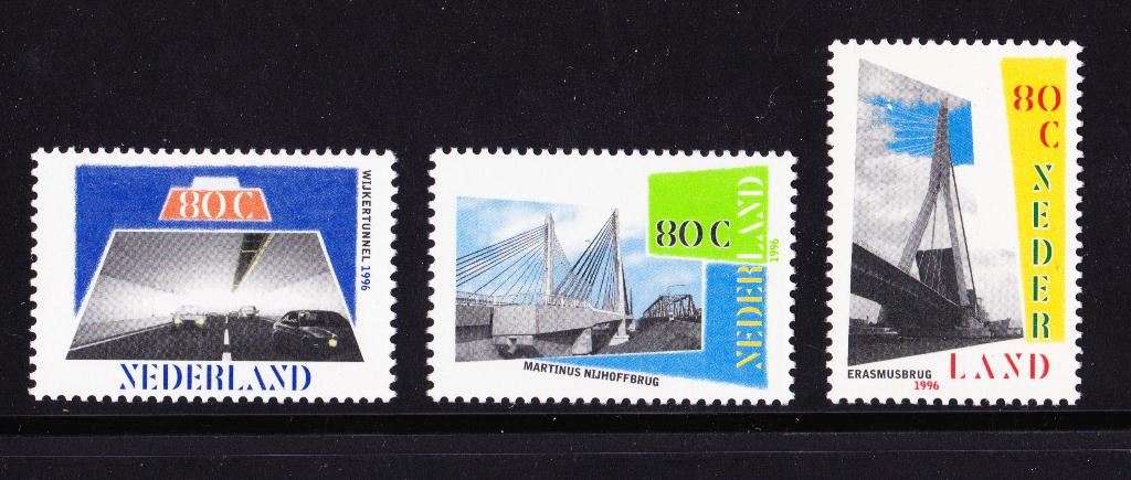 Nederland NVPH 1687-1689 postfris, Postzegels en Munten, Verzenden, Na 1940, Postfris