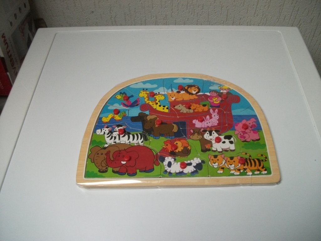 Puzzel Ark van Noah 15 delig, Ophalen of Verzenden, Gebruikt