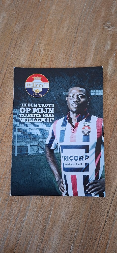 Spelerskaart; Karim Coulibaly # Willem II, Verzamelen, Ophalen of Verzenden, Nieuw, Willem II, Spelerskaart