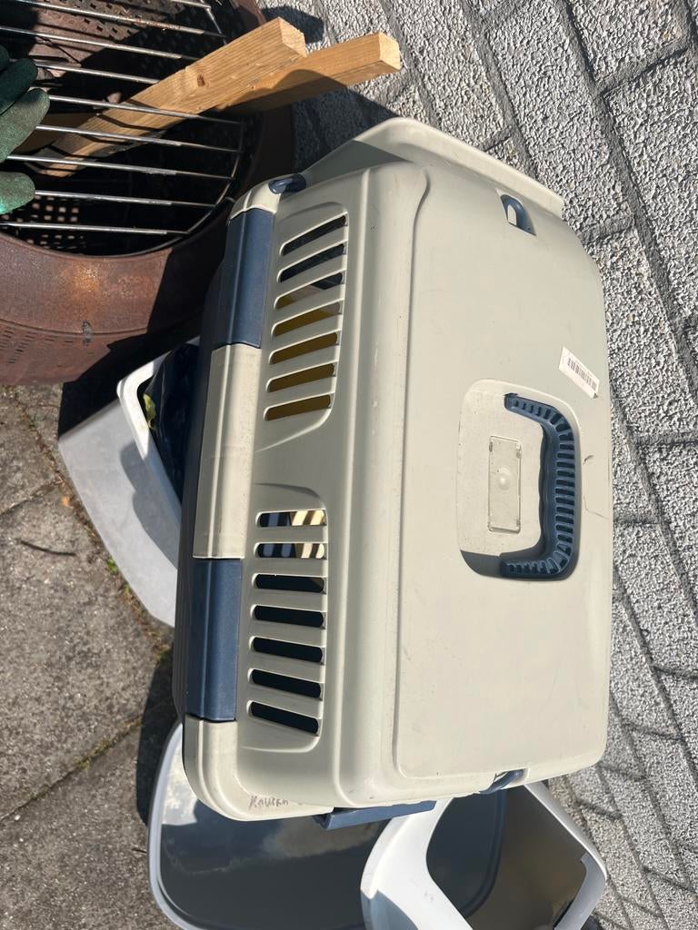 Reisbox voor poes/kat, Ophalen, Gebruikt