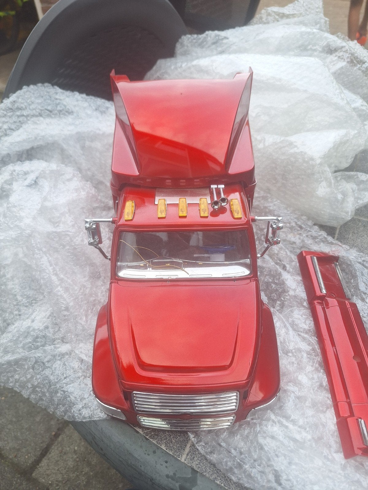 Tamiya Ford Aeromax kap, Ophalen, Auto onroad