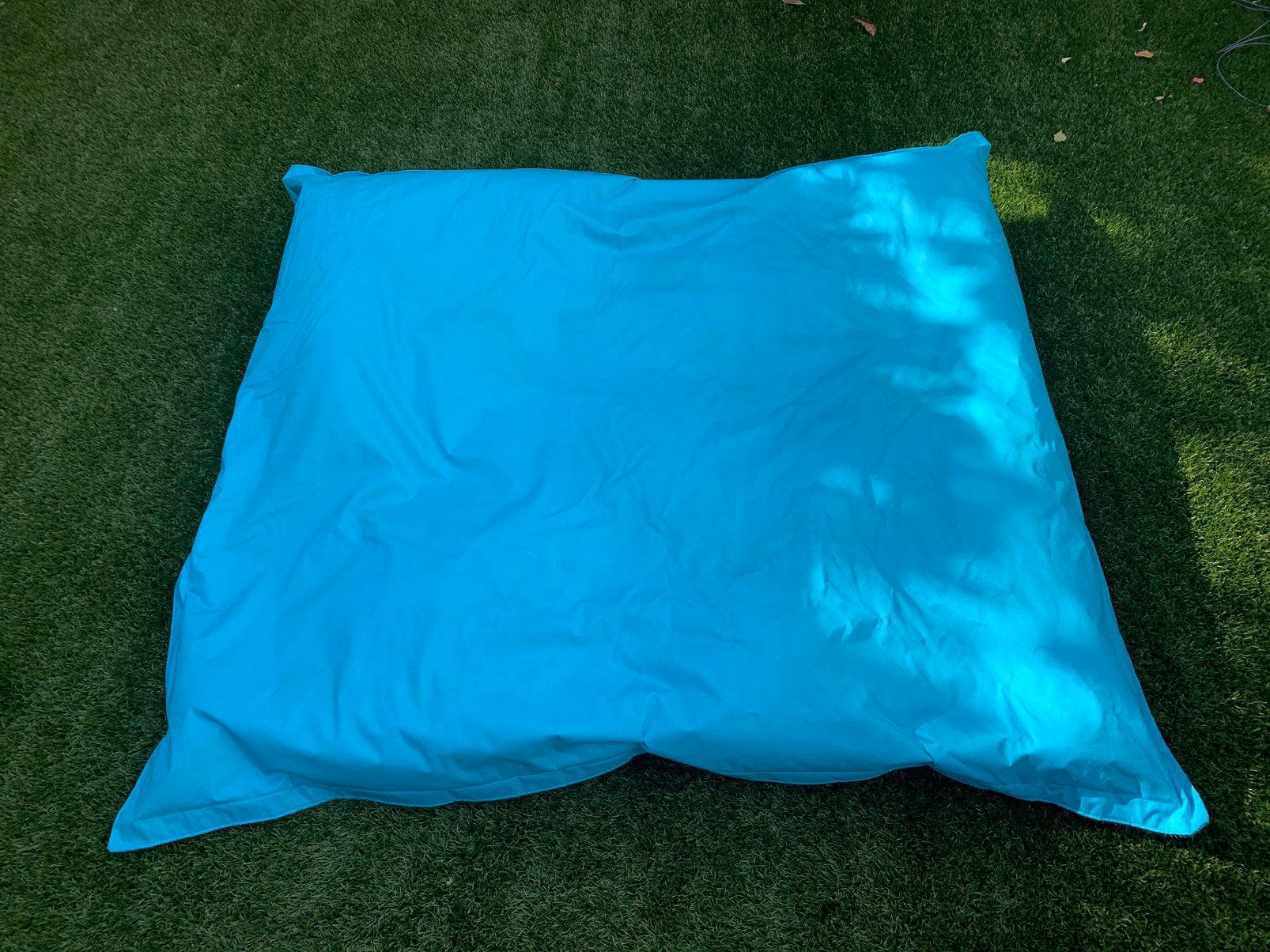Blauwe zitzak 140x120cm, Huis en Inrichting, Zitzakken, Ophalen, Gebruikt, Blauw, Zitzak