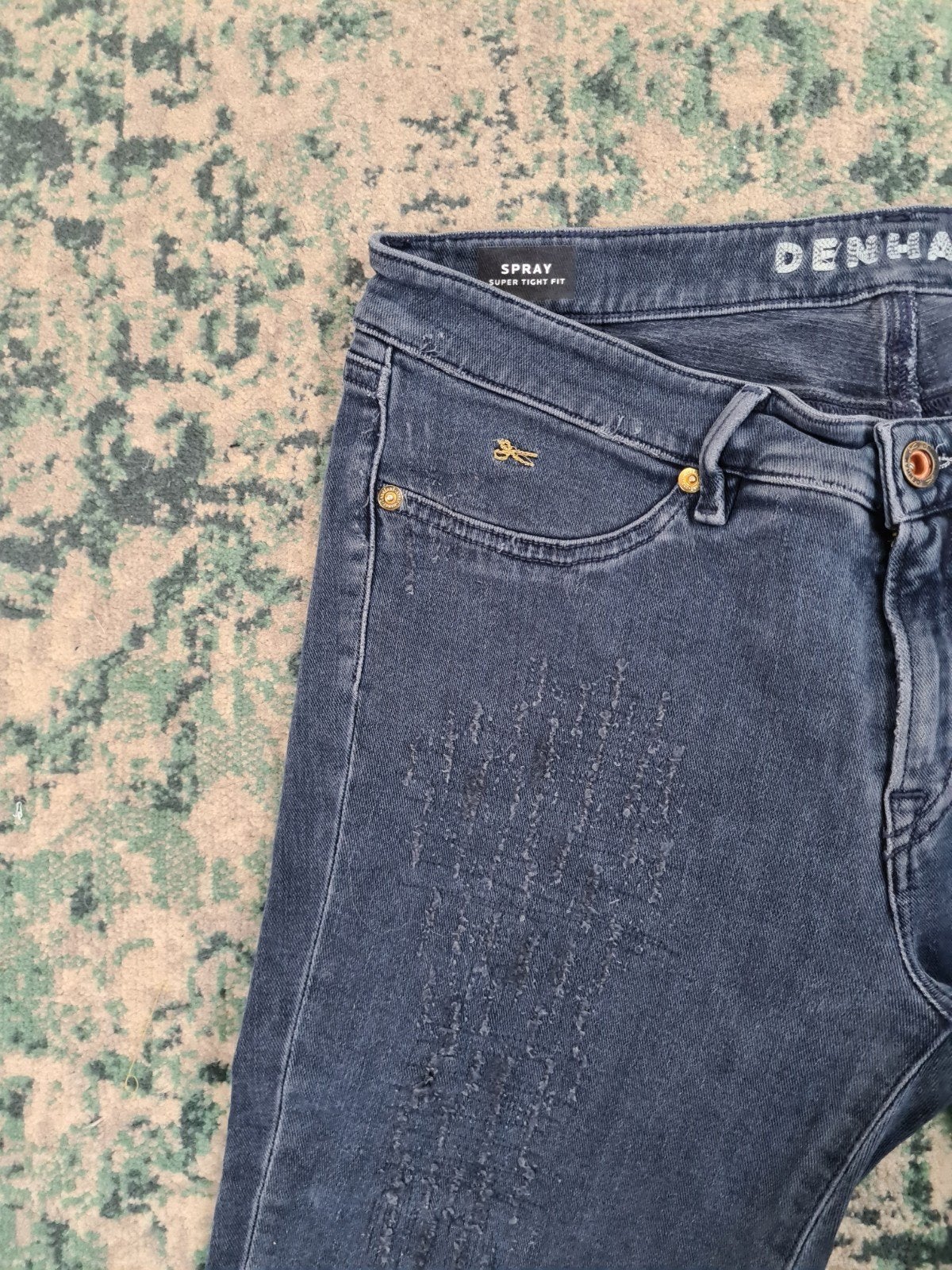 Denham spray super tight fit W29 L32 STRETCH Tulsi2932 Dames, Denham, Blauw, Ophalen of Verzenden, Zo goed als nieuw