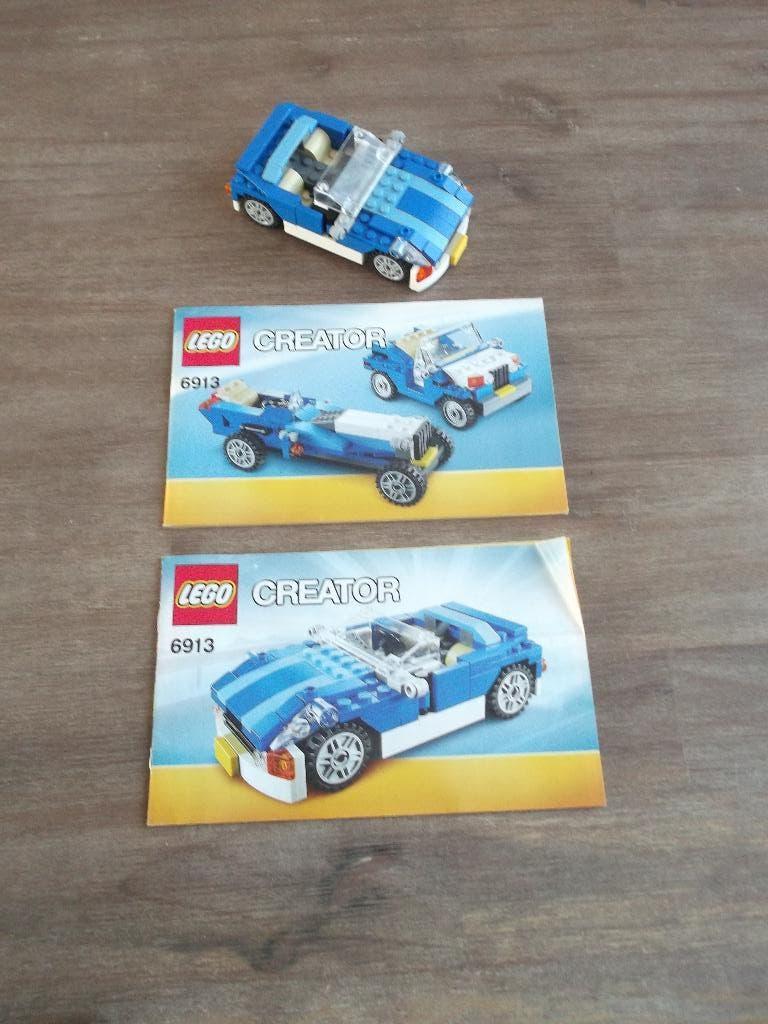 lego creator 6913 blue roadster (2012), Ophalen of Verzenden, Gebruikt, Complete set, Lego