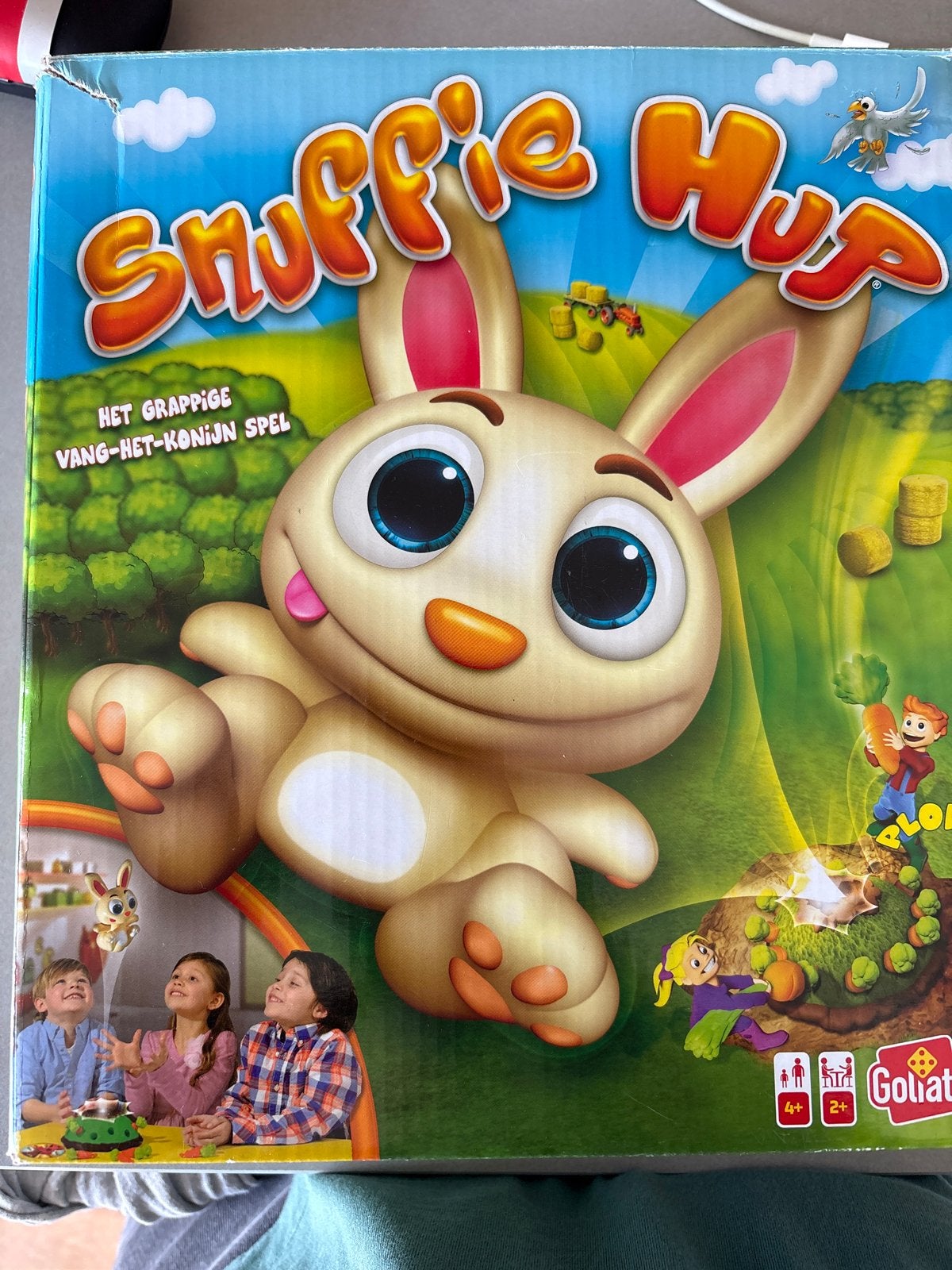 Snuffie Hup: vang-het-konijn spel, Ophalen, Gebruikt, Jongen of Meisje