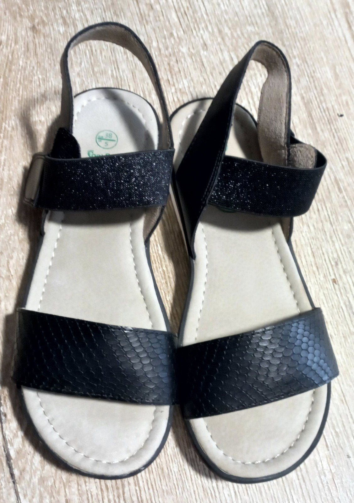 Footflexx Sandalen Zwart Maat 38, Kleding | Dames, Schoenen, Ophalen of Verzenden