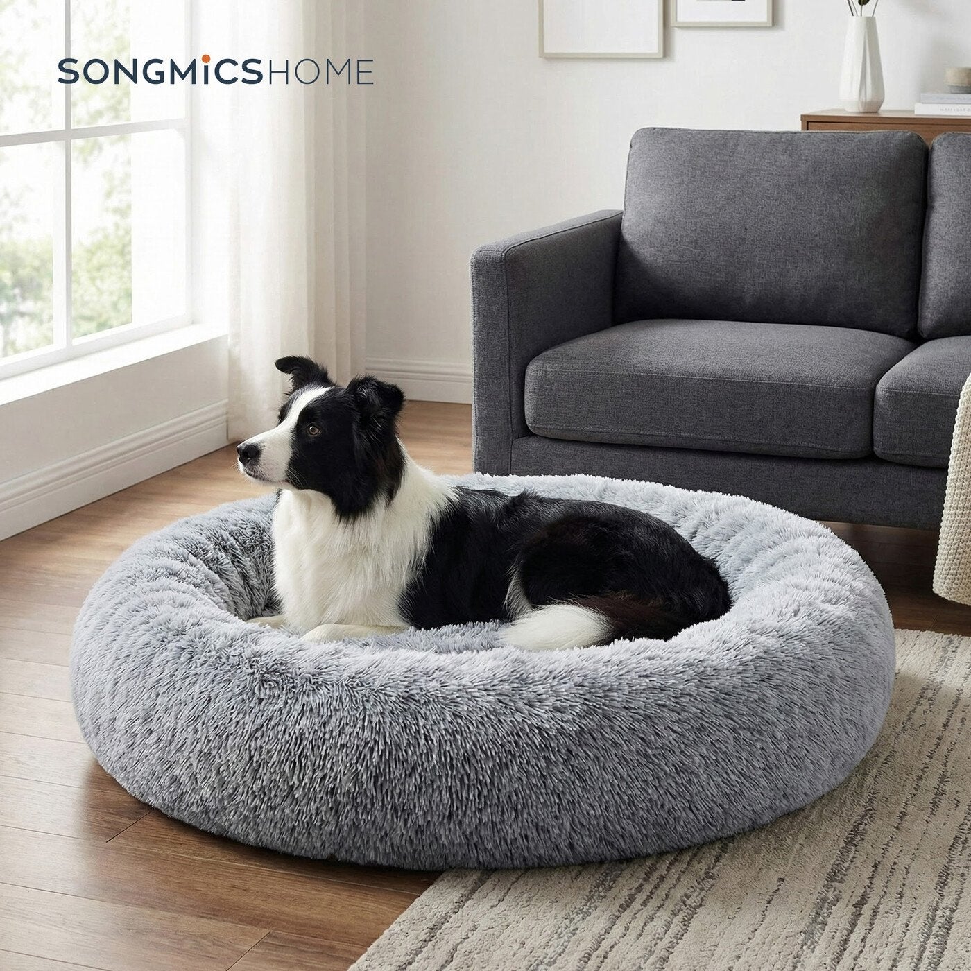 Nieuwe 100 cm ronde donut hondenmand met zachte vulling, Overige merken, Ophalen of Verzenden, Nieuw, Hondenmand