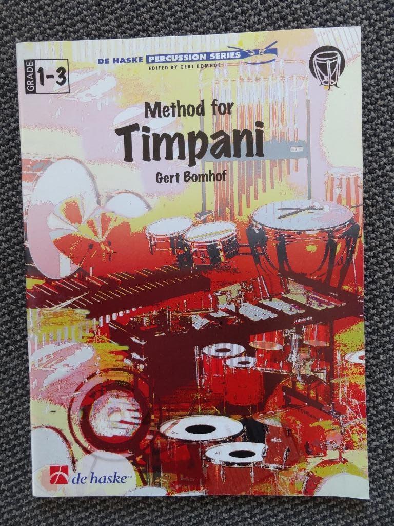 Method for timpani, Gert Bomhof, lesmethode, pauken, Verzenden, Klassiek, Les of Cursus, Zo goed als nieuw