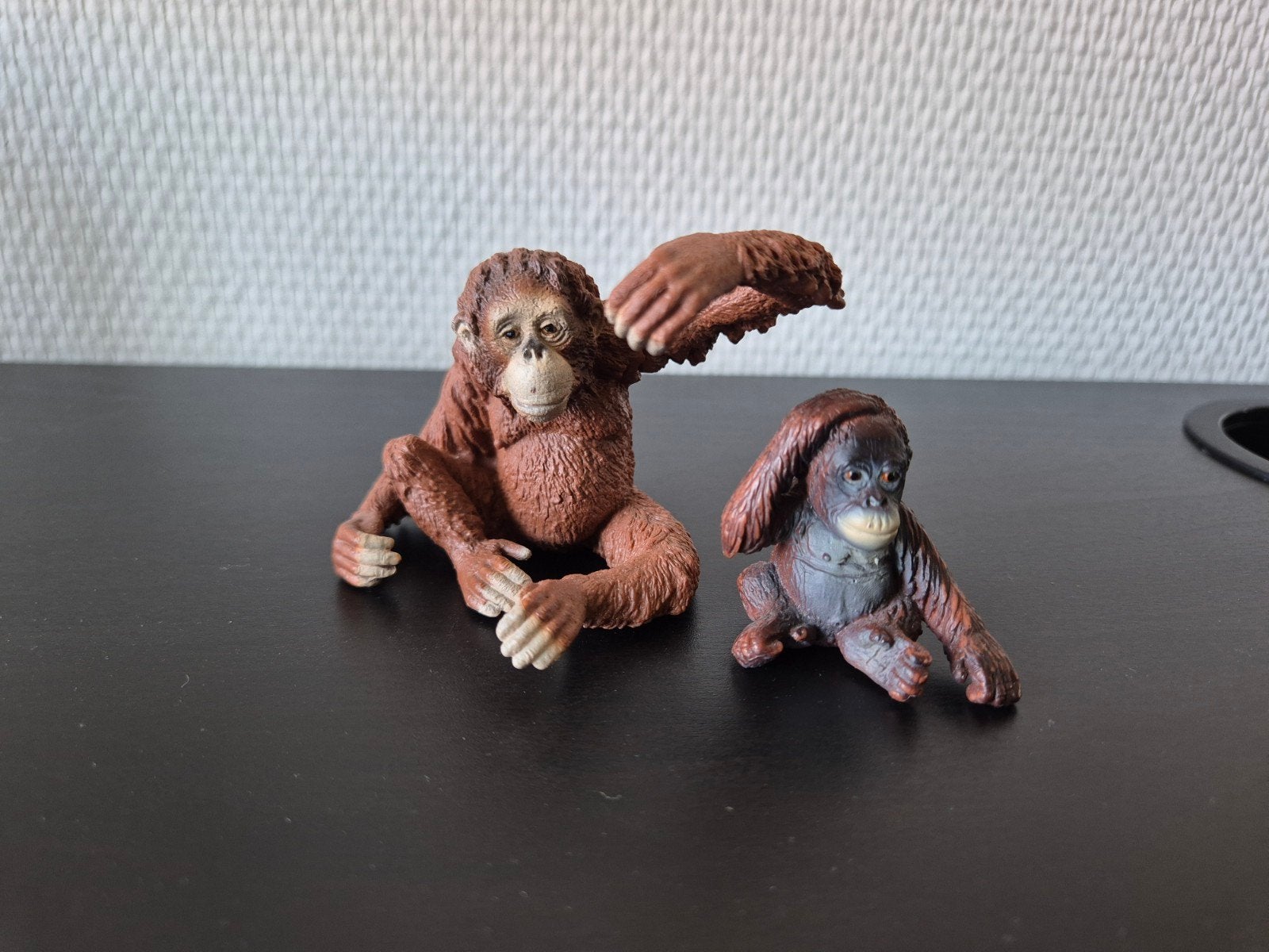 Schleich apen., Ophalen of Verzenden, Zo goed als nieuw, Beeldje of Figuurtje
