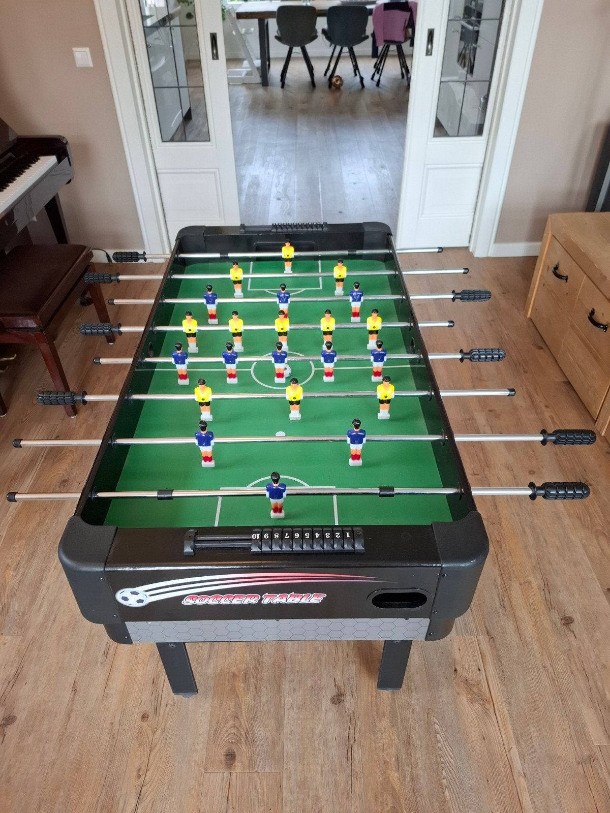 Voetbaltafel, biljart en airhockey: 12 in 1 multi game tafel, Ophalen, Zo goed als nieuw