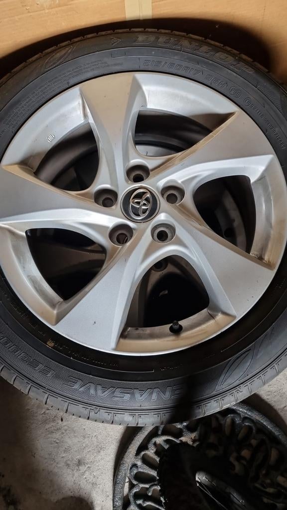 Vier velgen met zomerbanden Toyota chr.bj 2019, Ophalen of Verzenden, Toyota