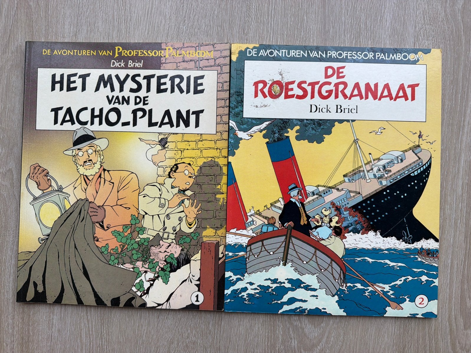Professor Palmboom: Het Mysterie van de Tacho-Plant & De Roe, Meerdere stripboeken, Ophalen of Verzenden, Zo goed als nieuw