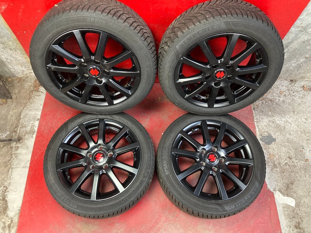 Winterbanden Suzuki Swift Sport 195/50R16 Semperit, Gebruikt, 15 inch, ., Banden en Velgen