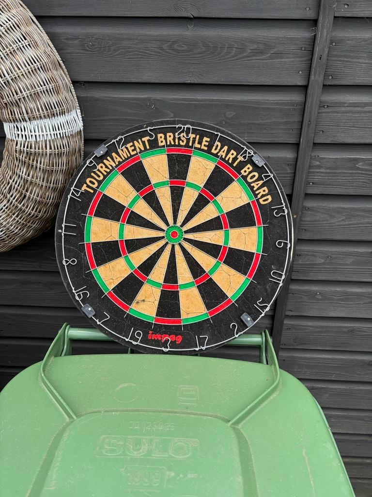 Tournament Bristle Dartboard, Ophalen, Gebruikt, Dartbord