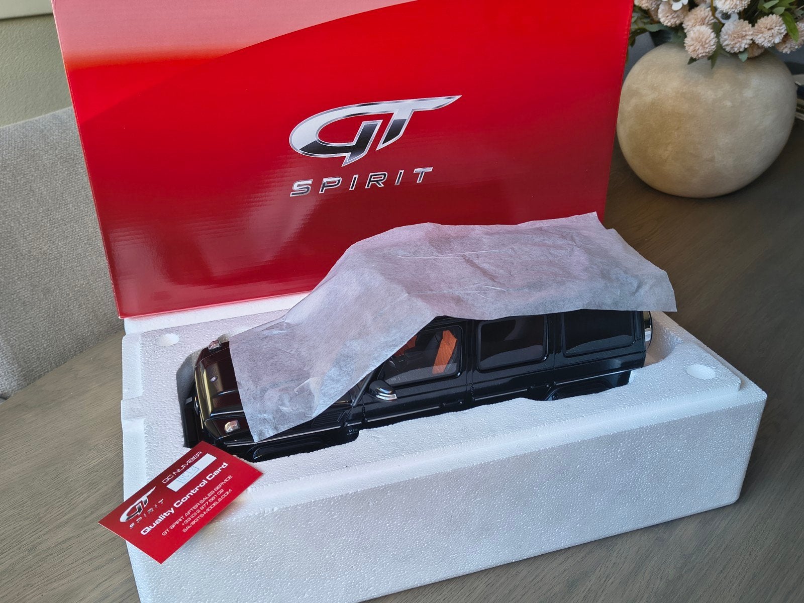 Mercedes Benz G 65 AMG V12 BITURBO 1/12 GT SPIRIT, NIEUWST. , Ophalen of Verzenden, Nieuw, 1:9 t/m 1:12, Auto