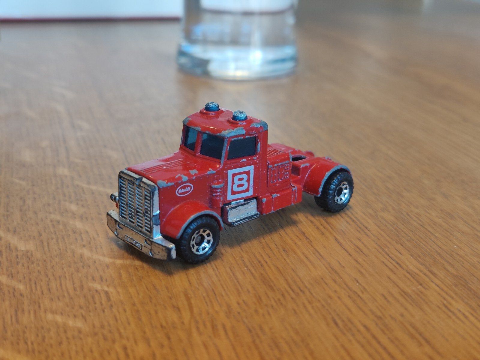 Matchbox Peterbilt Tractor Cab ROOD, Ophalen of Verzenden