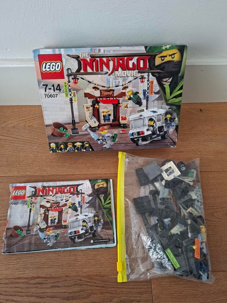 Lego Ninjago The Movie set 70607, Kinderen en Baby's, Speelgoed | Duplo en Lego, Ophalen of Verzenden, Zo goed als nieuw, Complete set