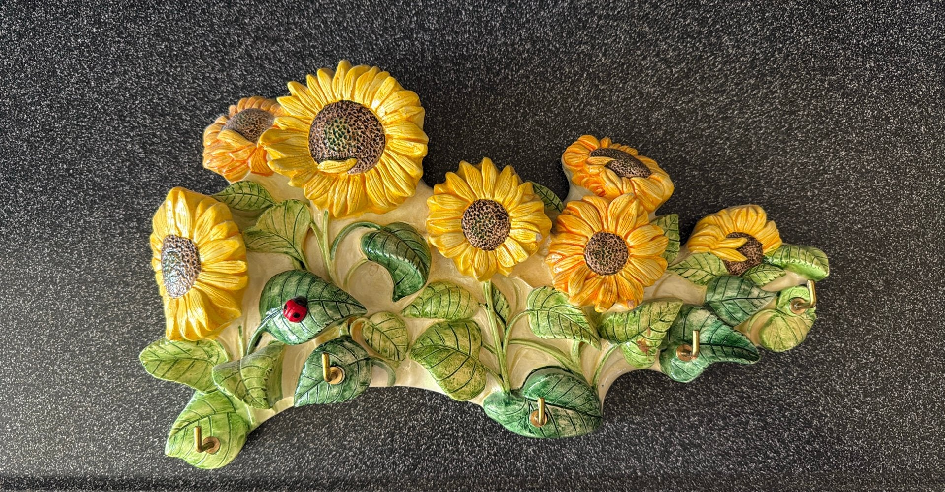 Gezellig handdoekrekje zonnebloem, Ophalen of Verzenden, Zo goed als nieuw