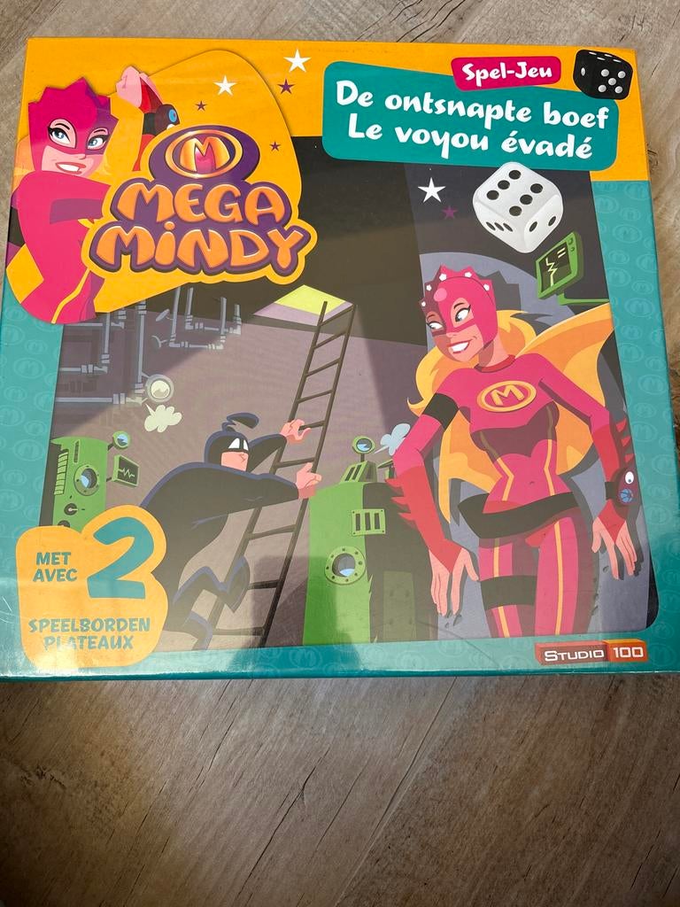 Mega Mindy: De Ontsnapte Boef - Bordspel (Nieuw), Hobby en Vrije tijd, Gezelschapsspellen | Bordspellen, Een of twee spelers, Ophalen of Verzenden