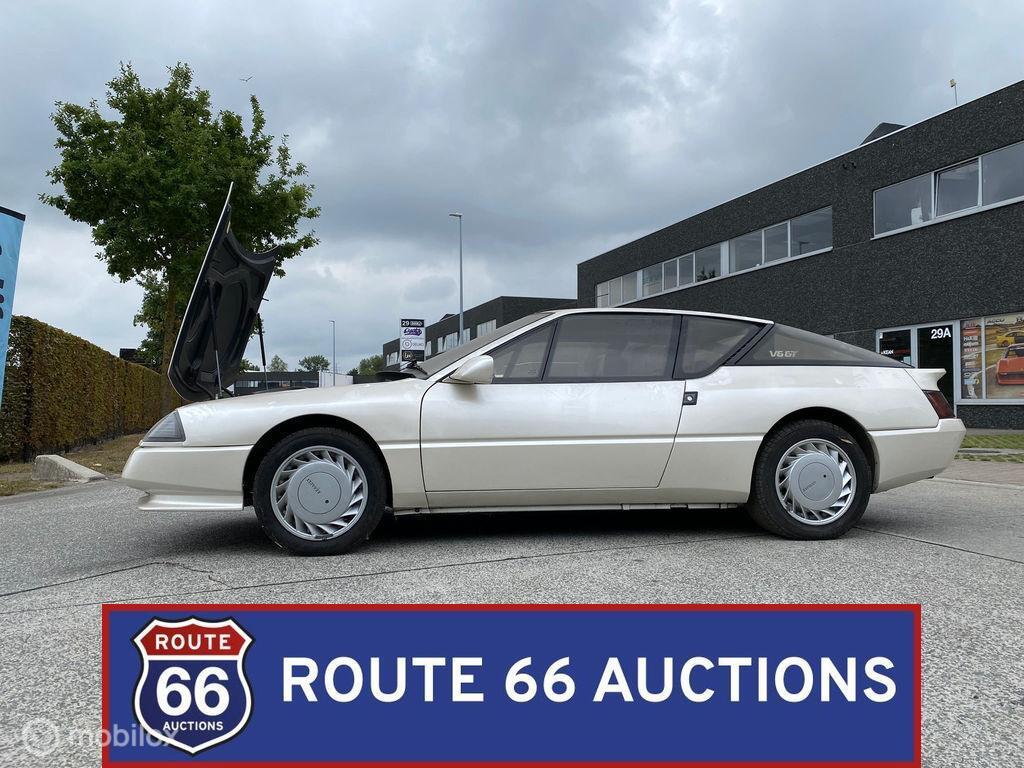 Renault Alpine V6 GT | 1987 | Route 66 Auctions, Auto's, Oldtimers, Overige carrosserieën, Renault, Zwart, Bedrijf