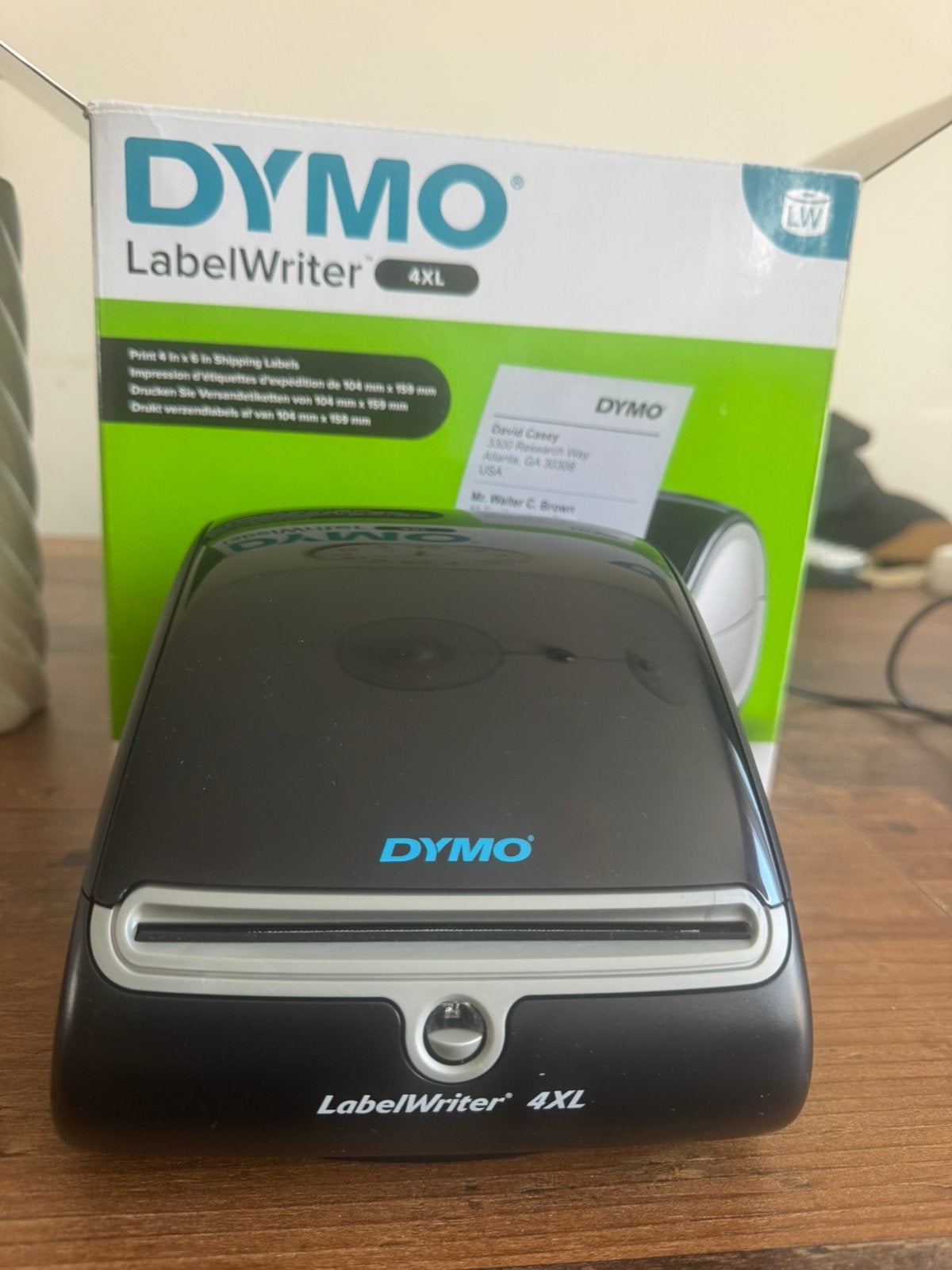 DYMO LabelWriter 4XL – ongebruikt + 4 rollen labels, Computers en Software, Labelprinters, Ophalen, Zo goed als nieuw